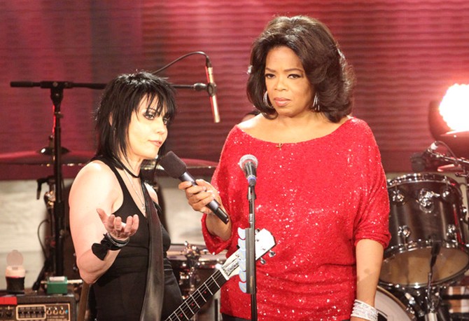 Joan Jett and Oprah
