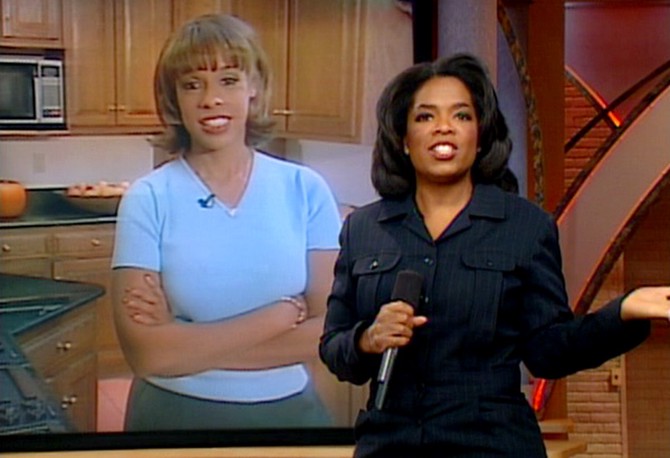 Gayle and Oprah in 1998