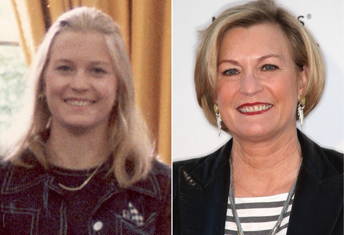 Susan Ford Vance Bales in 1974 and 2010