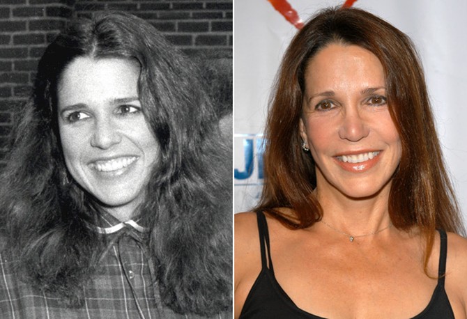 Patti Davis in 1982 and 2005