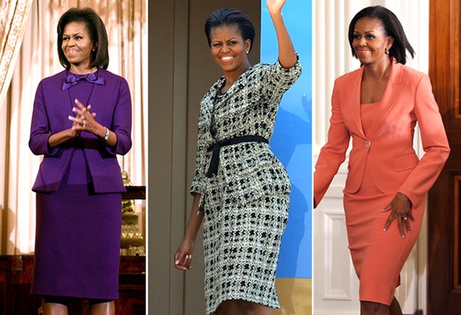 Michelle Obama's style - suits