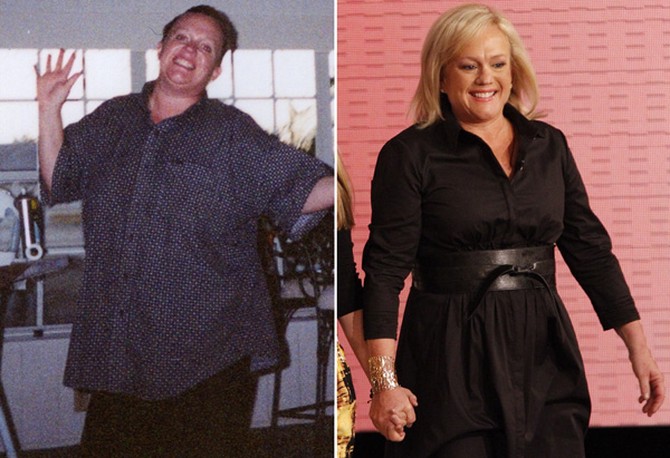 Mary Ann before and after losing 103 pounds