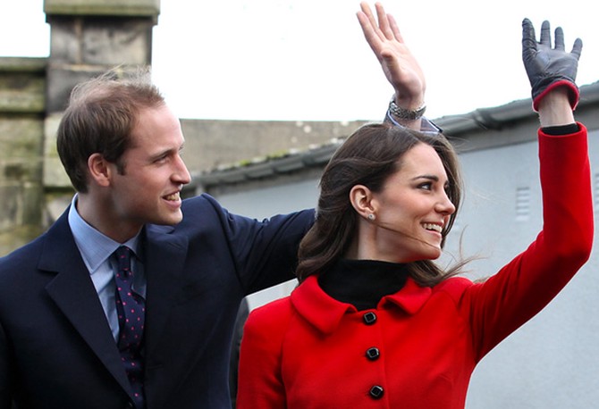 Prince William and Kate visit St Andrews