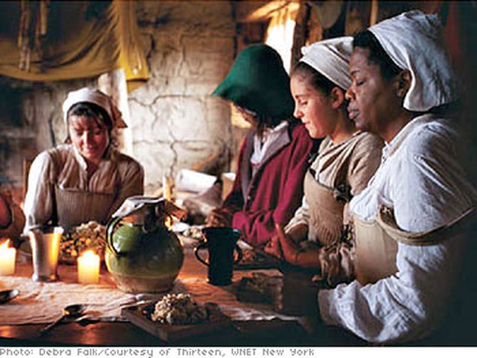 Dinner with one of the colonial families